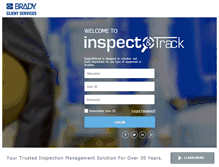 Tablet Screenshot of inspectntrack.com